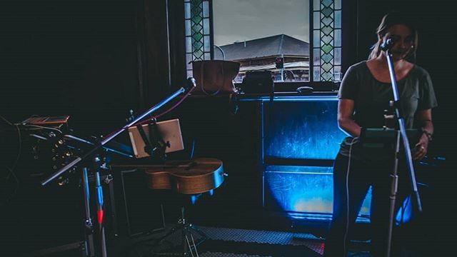 Adrianna Mac performing at a Newcastle venue